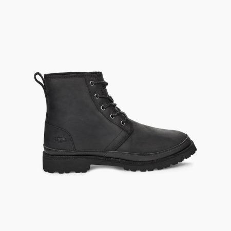 UGG Harkland Weather Black Boots for Men (WISO91024)